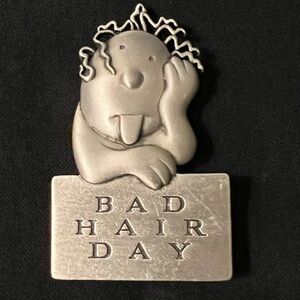 Bad Hair Day Brooch